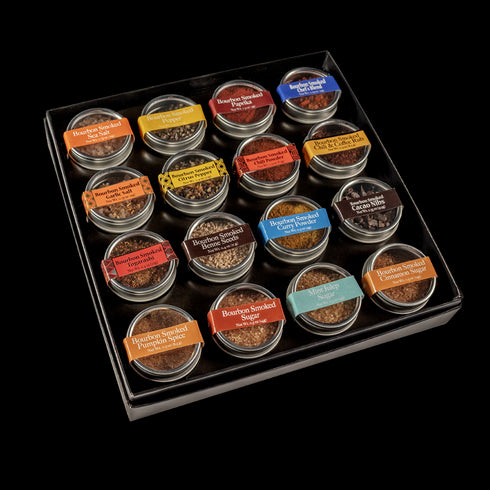 The Nice Box - Filled with Bourbon Smoked Sugar and Spice - 16 Mini Tins